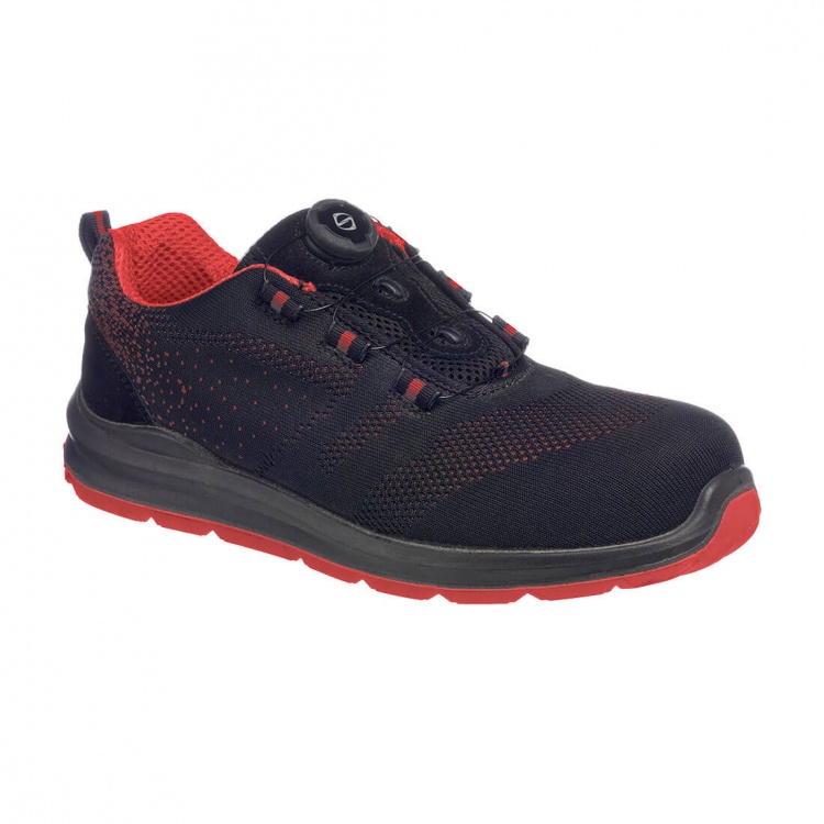 Portwest FT08 Portwest Compositelite Wire Lace Safety Trainer Knit S1P